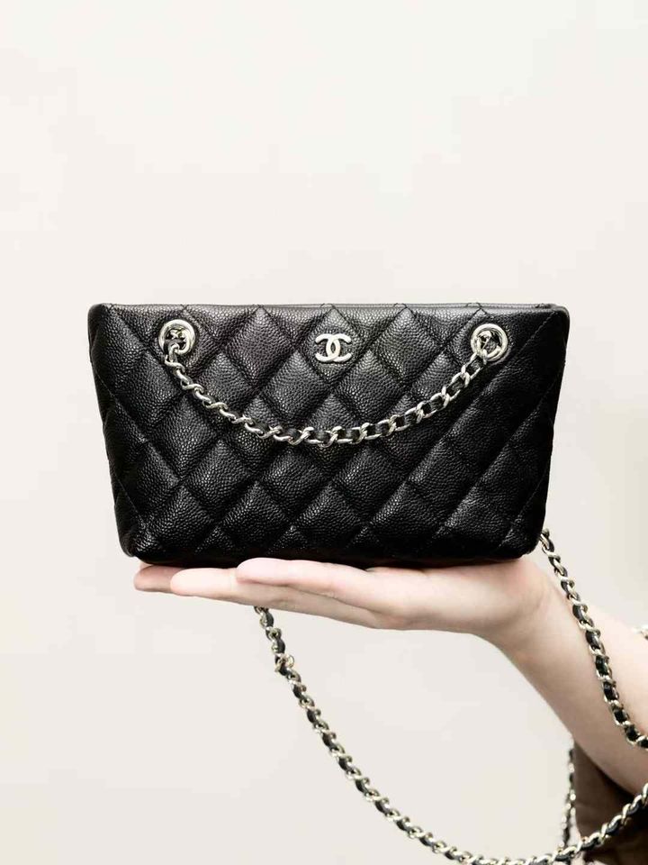 CHANEL 25C MINI TOTE 荔枝皮肩背包12.10.07
