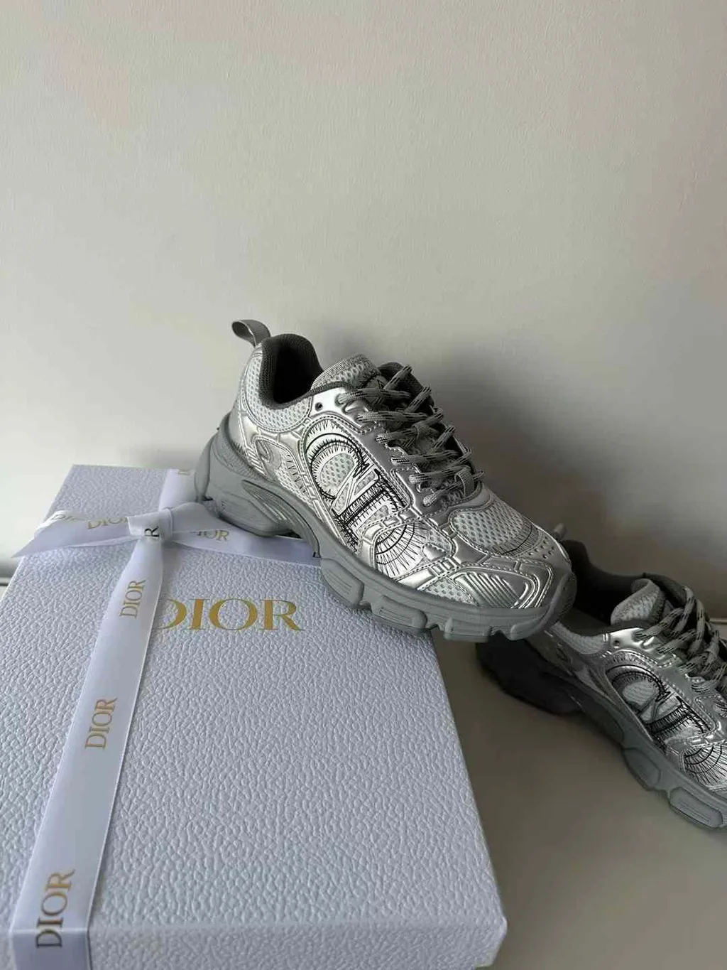 DIOR CHRONO 老爹鞋 灰銀16.16.54
