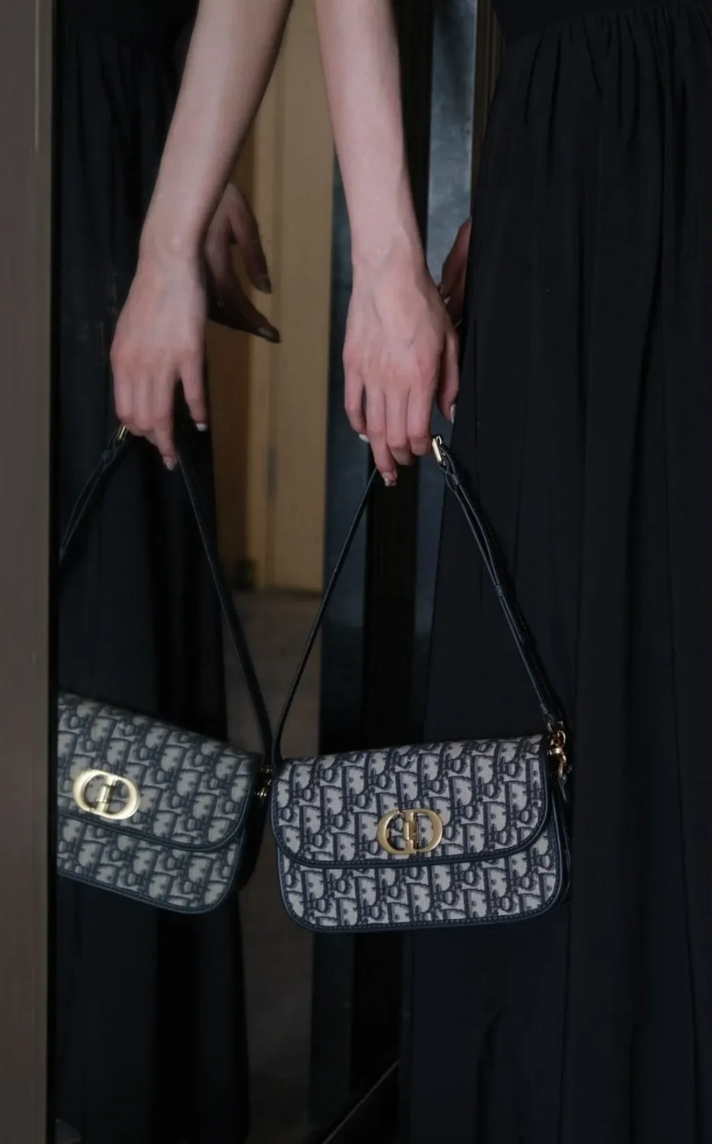 DIOR 30 MONTAIGNE AVENUE 蒙田包 老花藍IMG_0752
