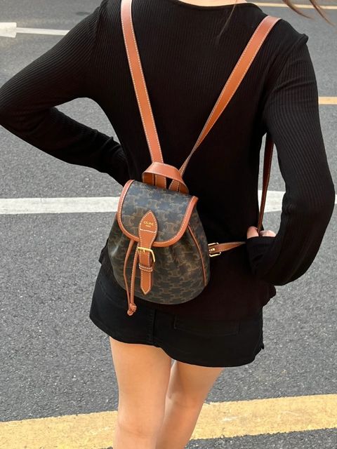 Celine 老花mini双肩包也太百搭了吧！！_6_小鞭炮中古_来自小红书网页版