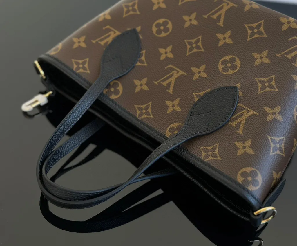 LV NEVERFULL BANDOULIERE INSIDE OUT BB 雙面托特包 黑色 M120991498