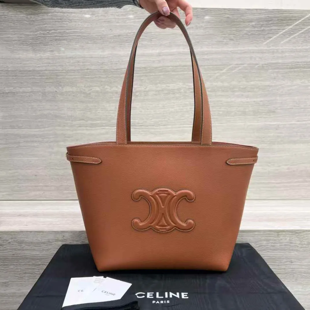 CELINE CABAS ANAIS 粒面牛皮托特包 三色9