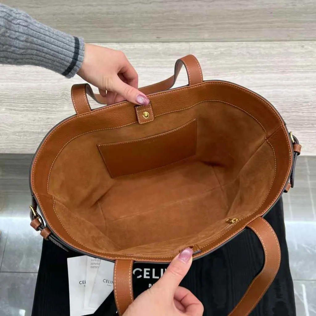 CELINE CABAS ANAIS 粒面牛皮托特包 三色5