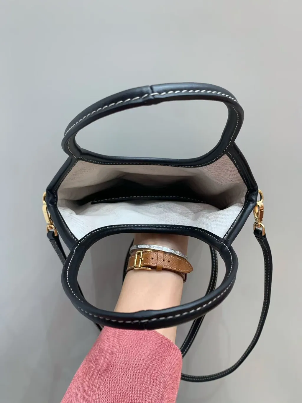 MIU MIU MINI IVY 皮革托特包 黑色2839