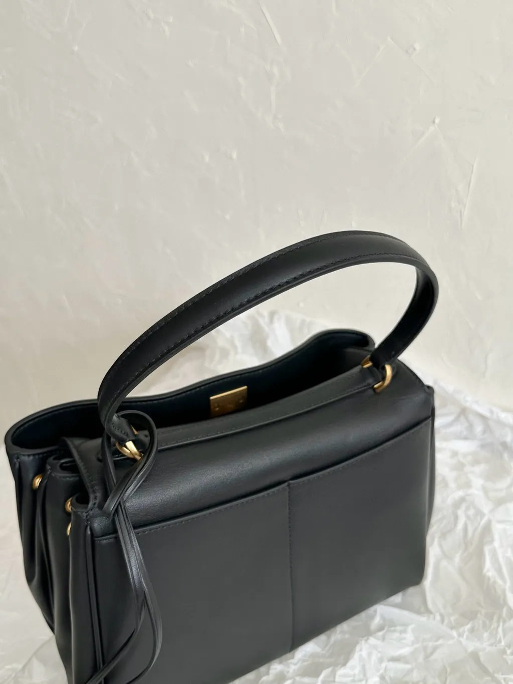 BALENCIAGA RODEO 手提包 黑色金扣3014