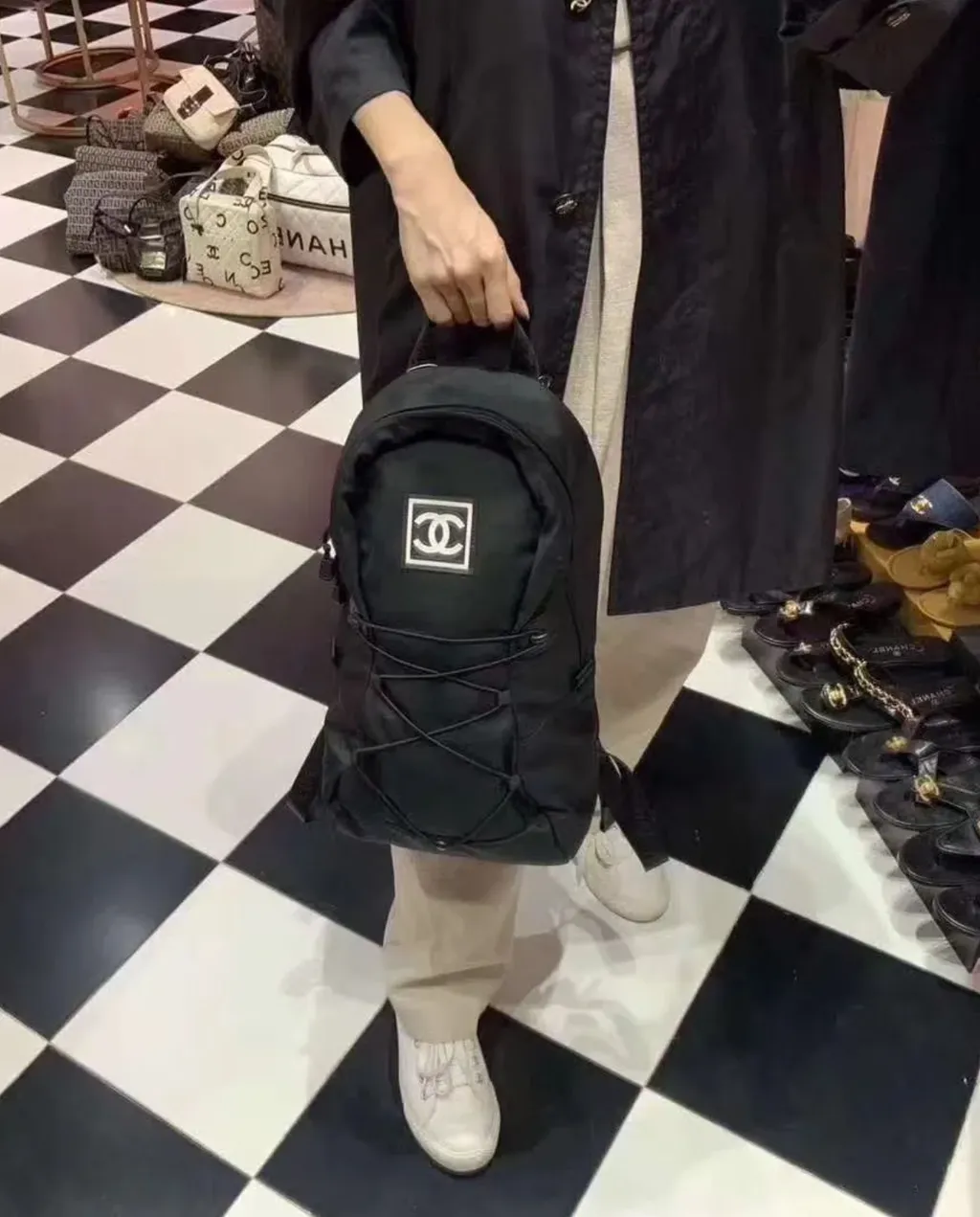 CHANEL BACKPACK 中古雙肩包1