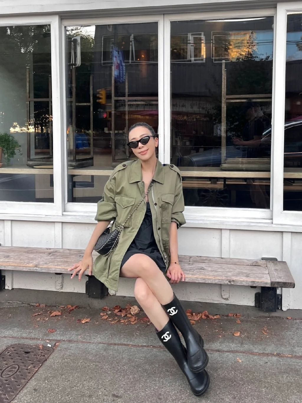 雨季OOTD _ 军装with短靴💚_1_orangeSISI_来自小红书网页版
