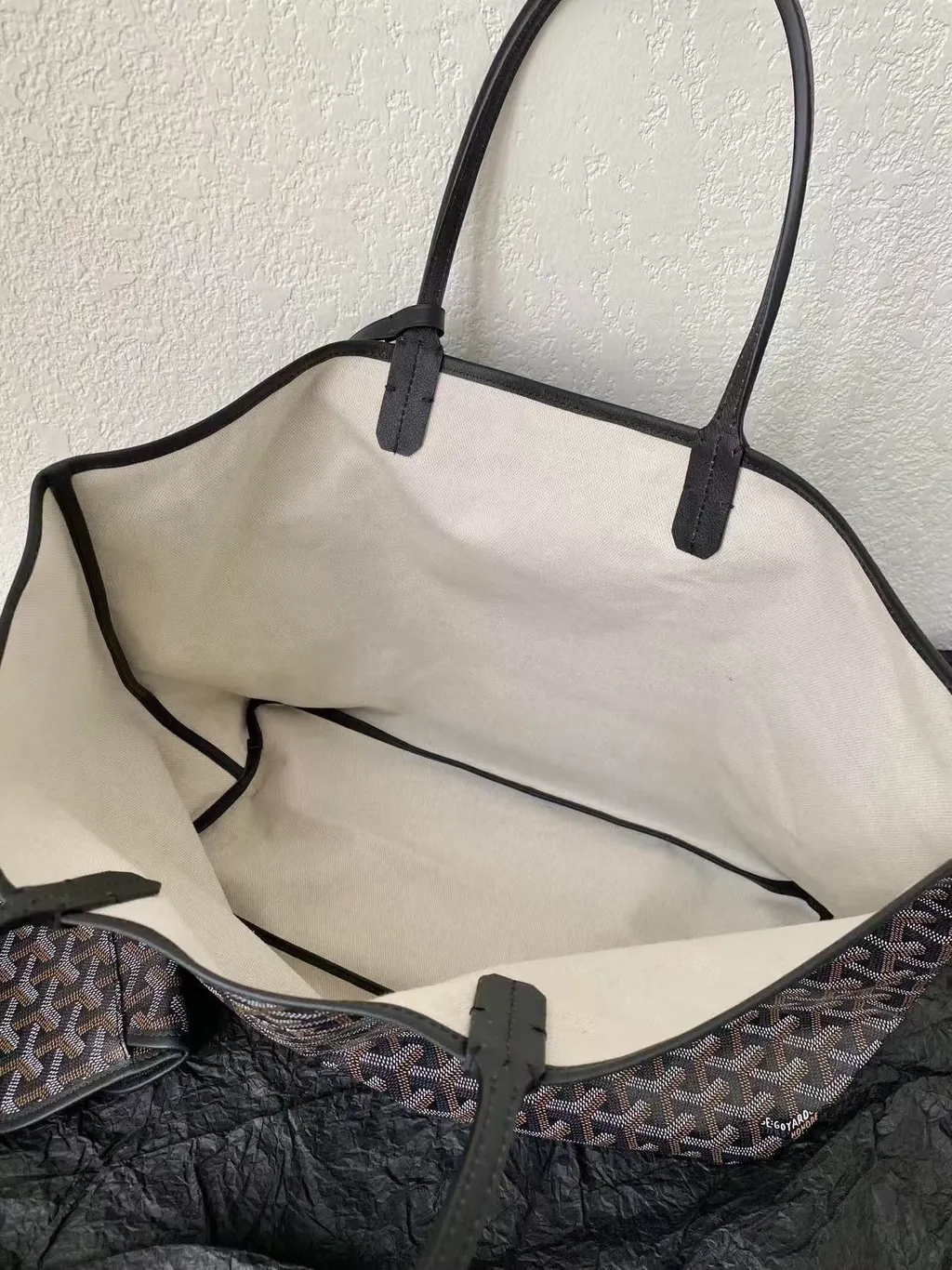 GOYARD SAINT LOUIS TOTE PM:GM 托特包 黑色6078