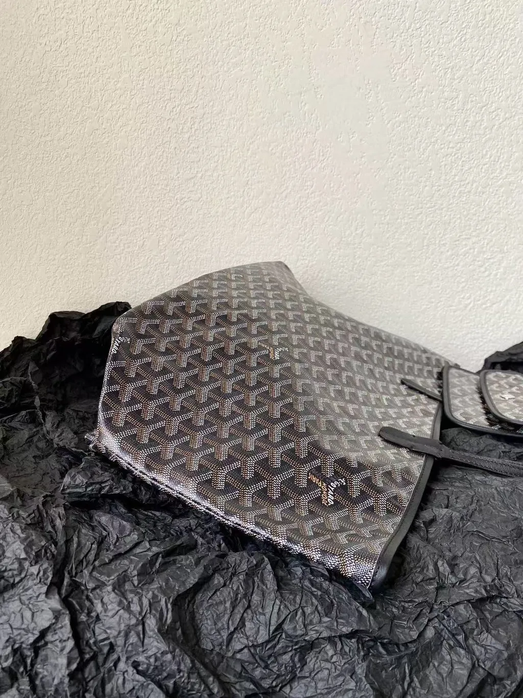 GOYARD SAINT LOUIS TOTE PM:GM 托特包 黑色6076