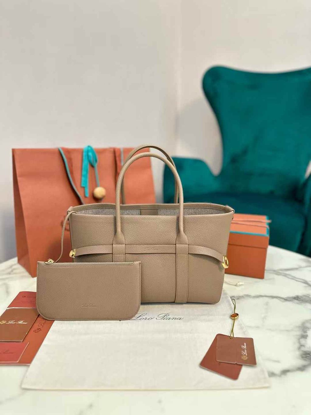 LORO PIANA GHIERA SHOPPER 托特包1