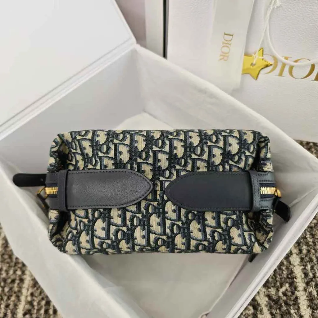DIOR D-JOURNEY 手袋 老花藍4