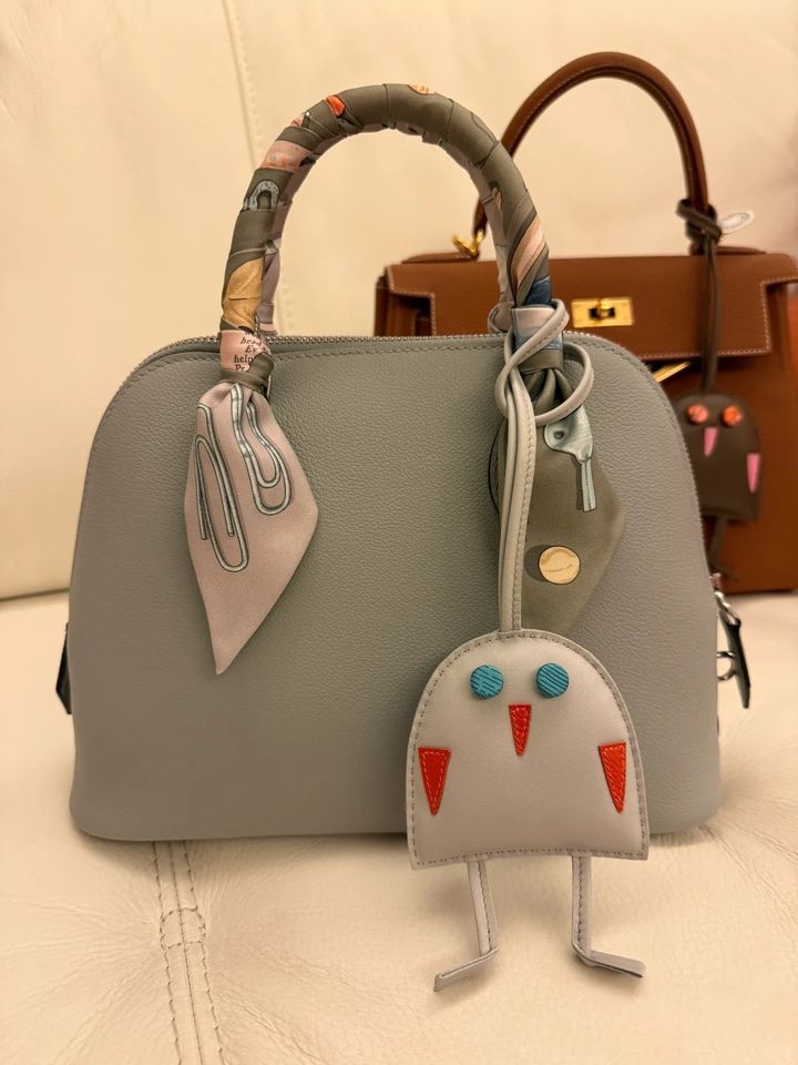 HERMES HIBOUTON CHARM 貓頭鷹 名呆若木雞 掛件:吊飾21