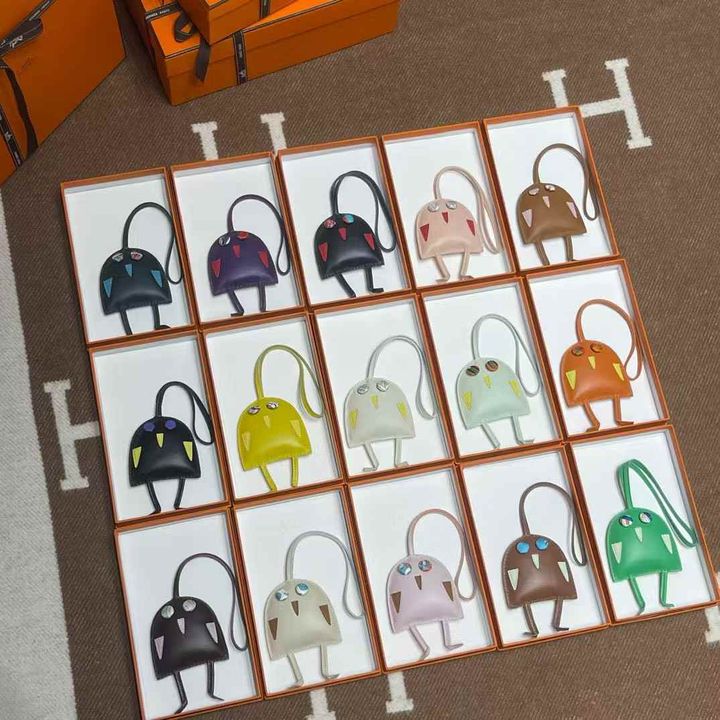 HERMES HIBOUTON CHARM 貓頭鷹 名呆若木雞 掛件:吊飾