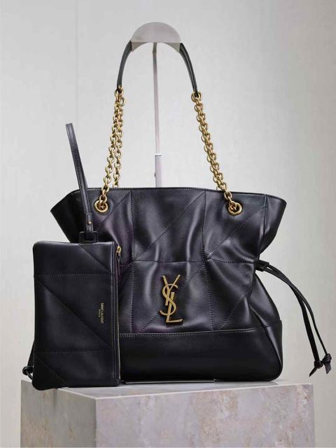 YSL JAMIE 4.3 LARGE POCHON 小羊皮腋下包1