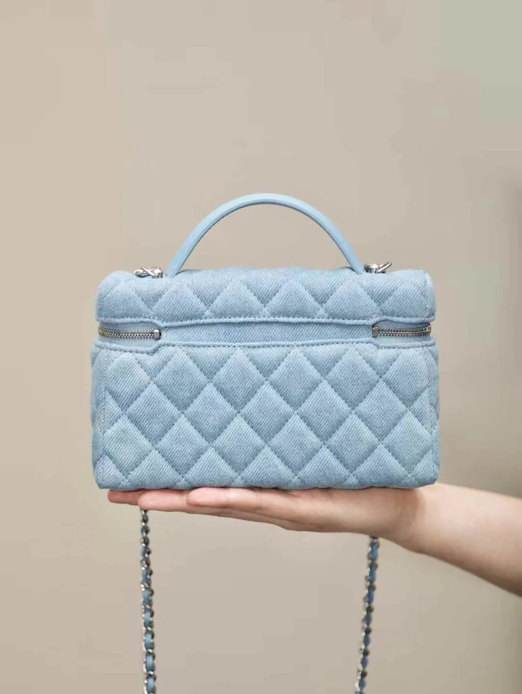 CHANEL 25P LP 單寧牛仔盒子包2