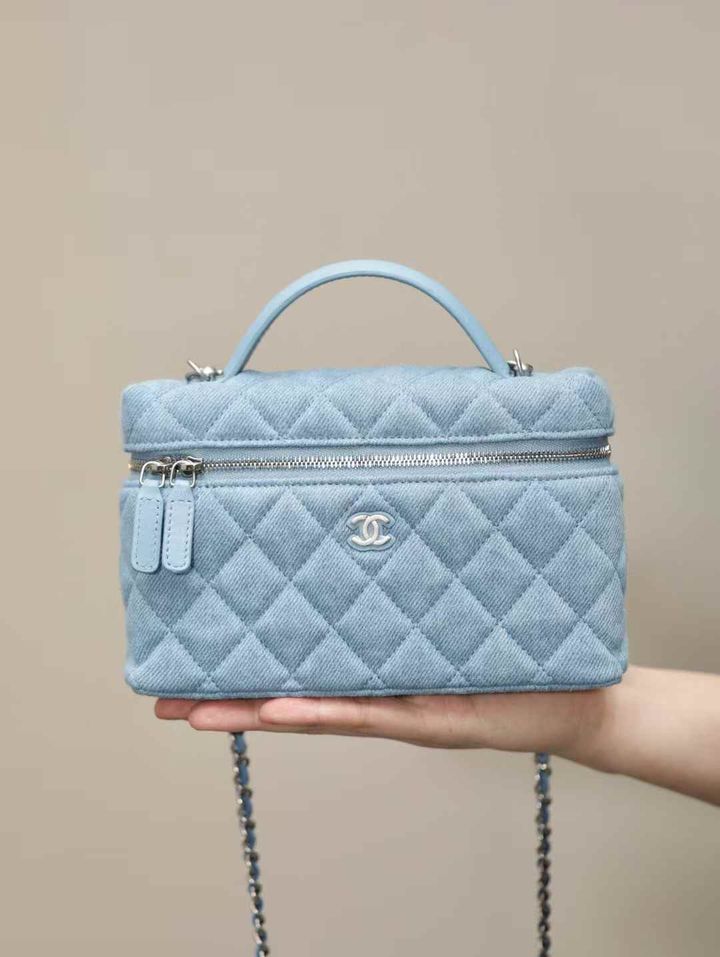 CHANEL 25P LP 單寧牛仔盒子包1