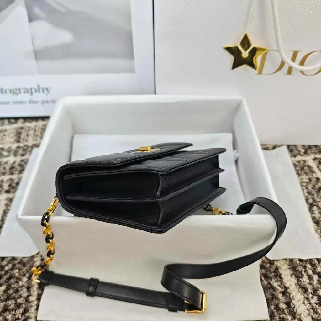 DIOR MISS CARO 鏈條包 黑色4