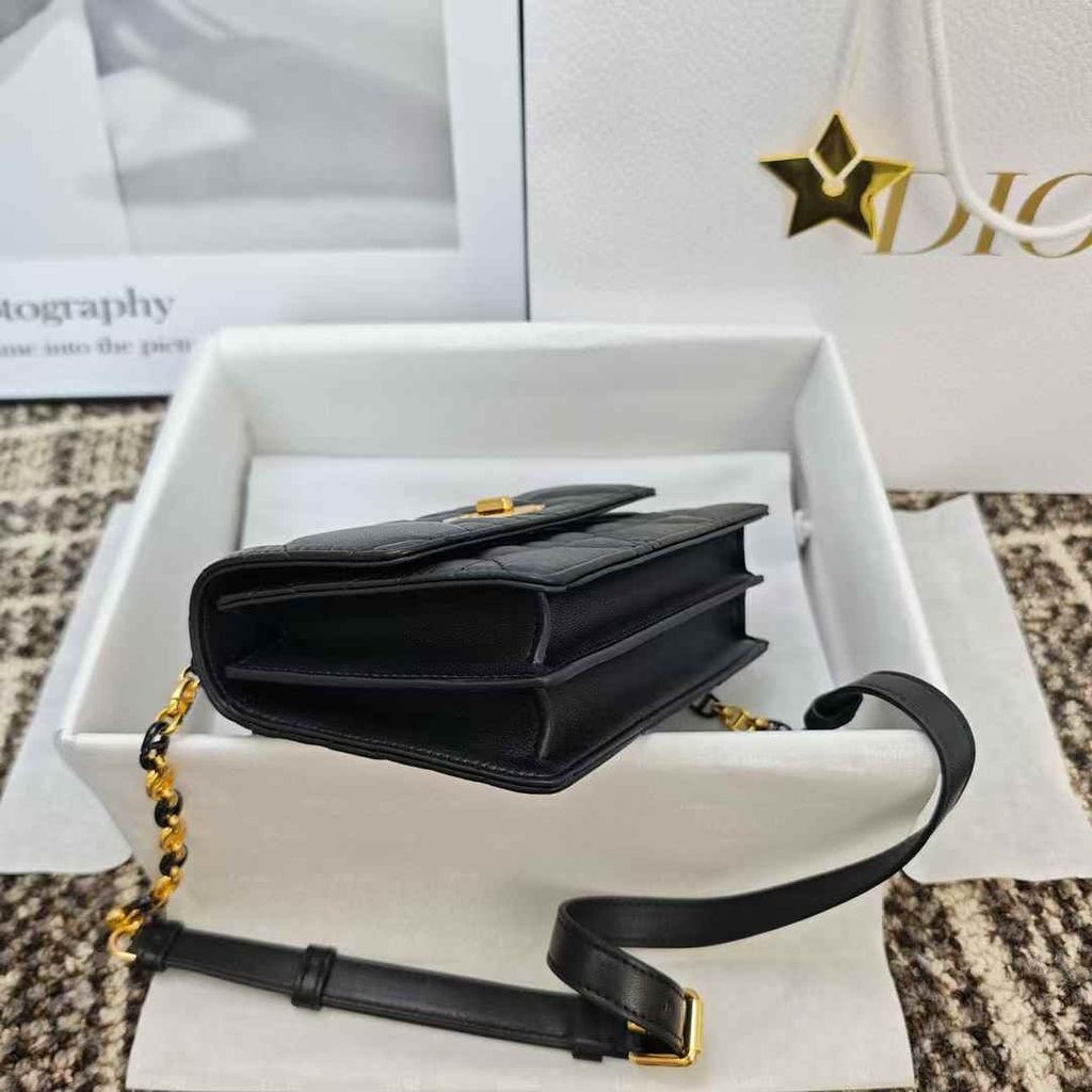 DIOR MISS CARO 鏈條包 黑色4