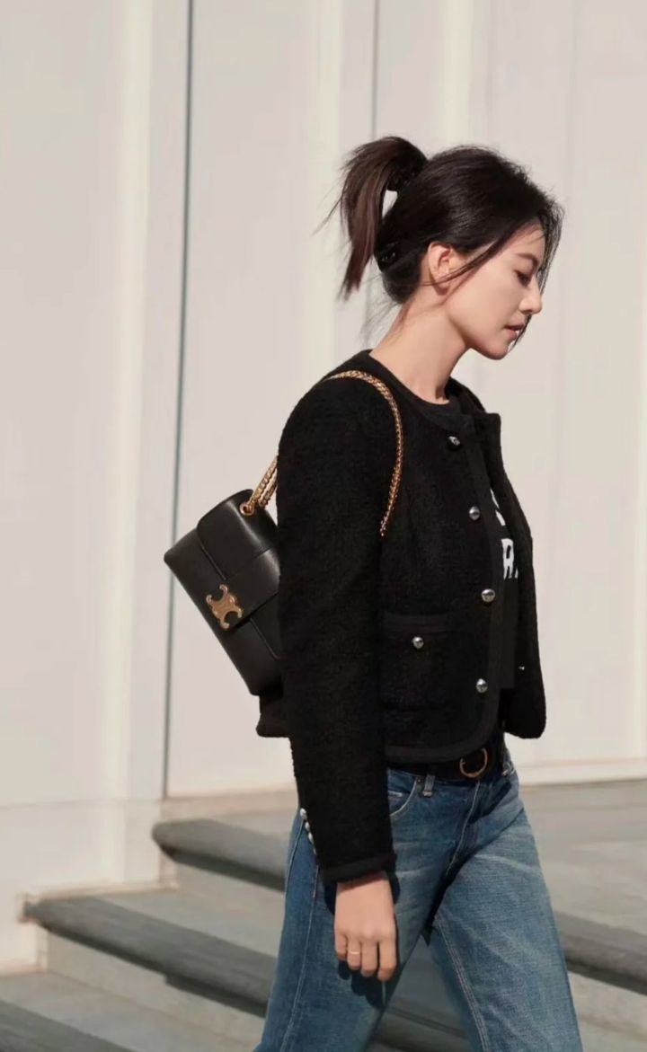 CELINE VICTOIRE 柔軟牛皮革凱旋門鏈條包2