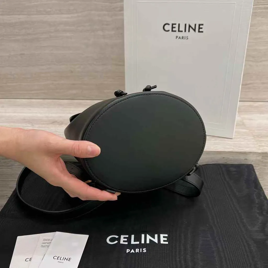 CELINE BONNIE 光滑牛皮革後背包5