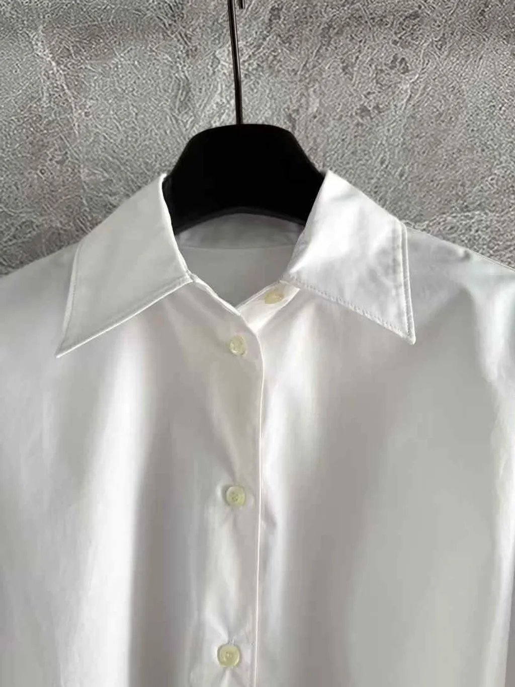 PRADA 25SS 抽繩收腰白襯衫6