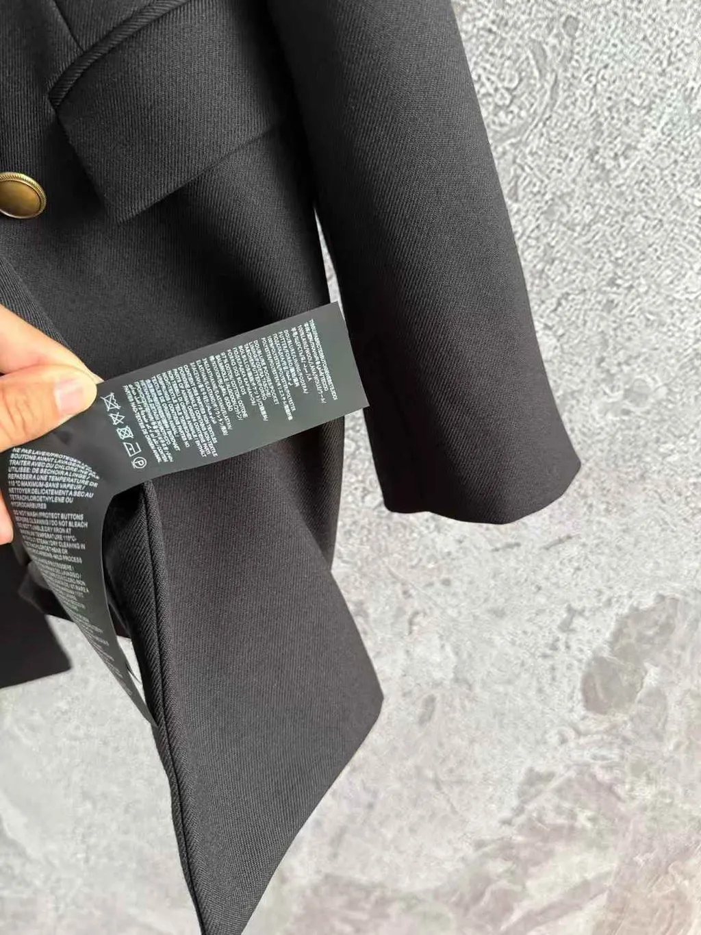 YSL 斜紋羊毛西裝外套2