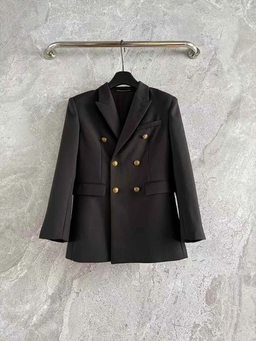 YSL 斜紋羊毛西裝外套5