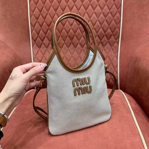 MIU MIU MINI IVY 托特包 帆布款1