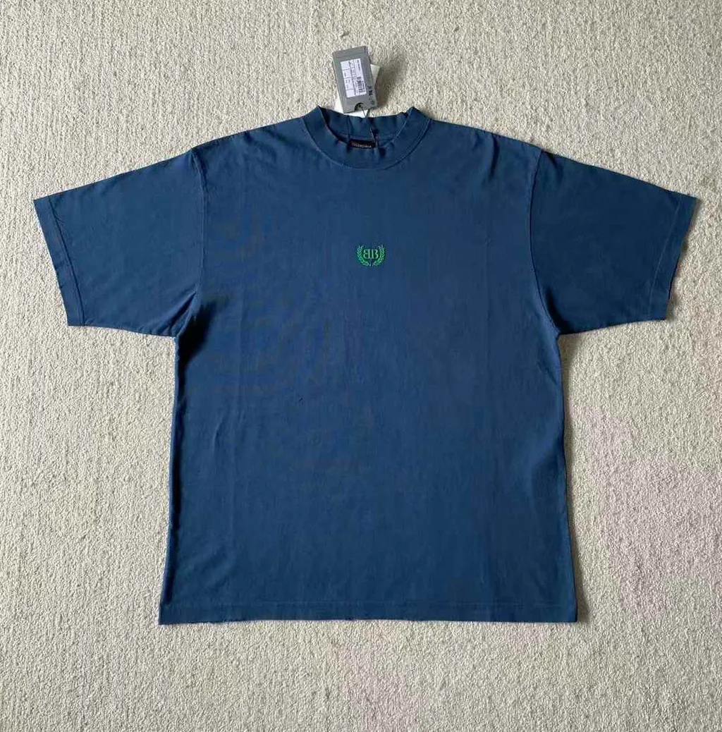 BALENCIAGA 25SS 雙B麥穗刺繡短袖上衣2