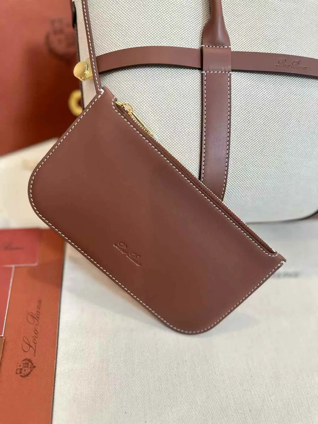  LORO PIANA GHIERA SHOPPER 帆布托特包3