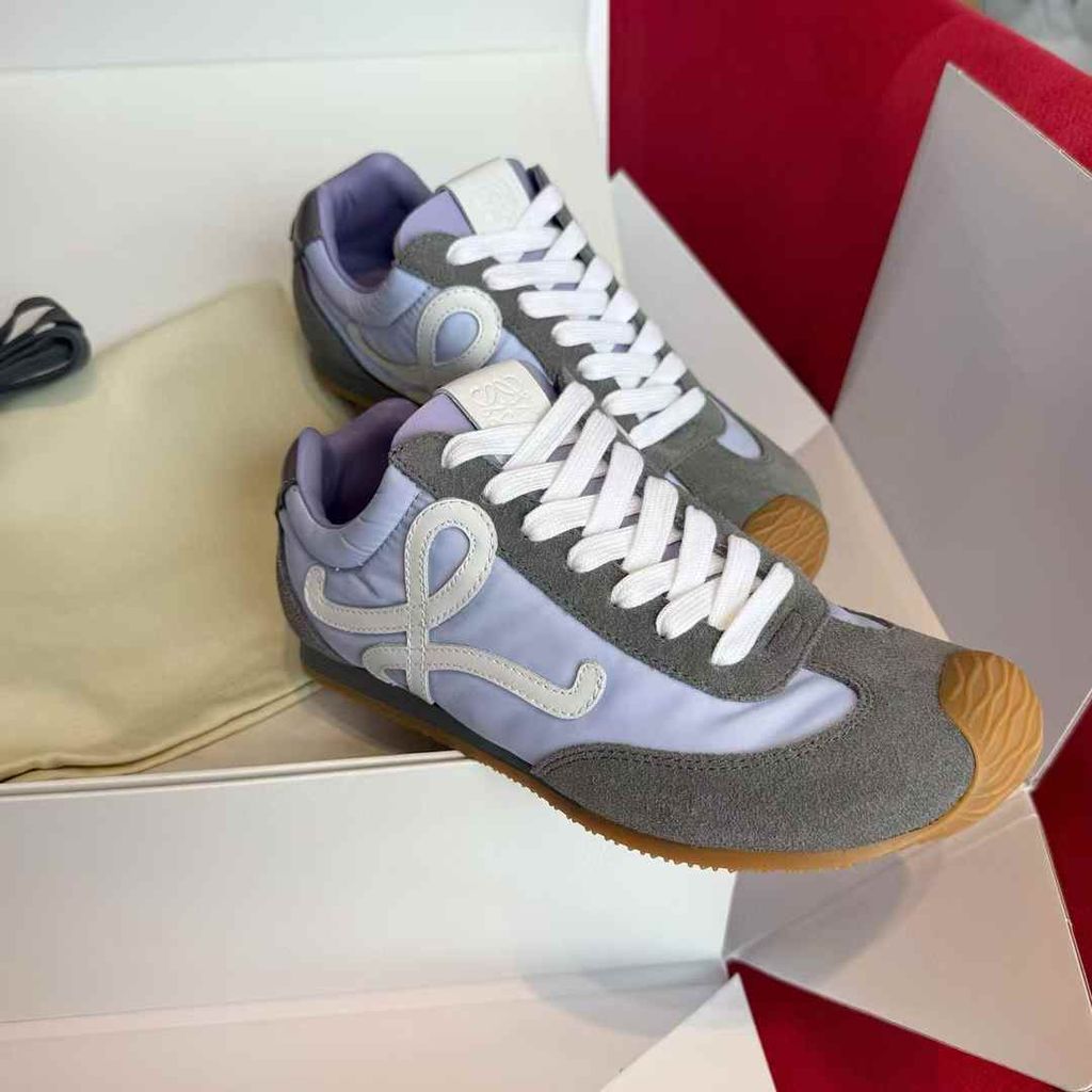 LOEWE BALLET RUNNER 2.0 芭蕾舞運動鞋 灰紫色4