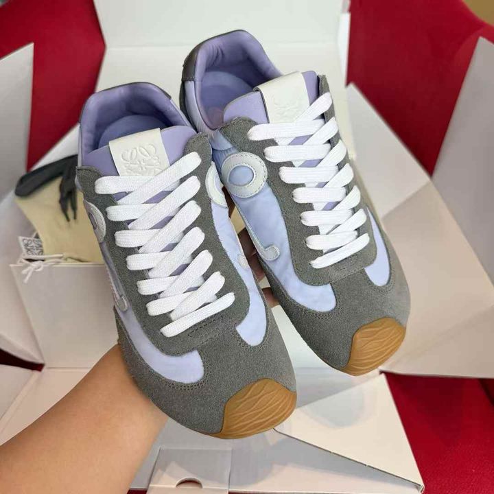 LOEWE BALLET RUNNER 2.0 芭蕾舞運動鞋 灰紫色2