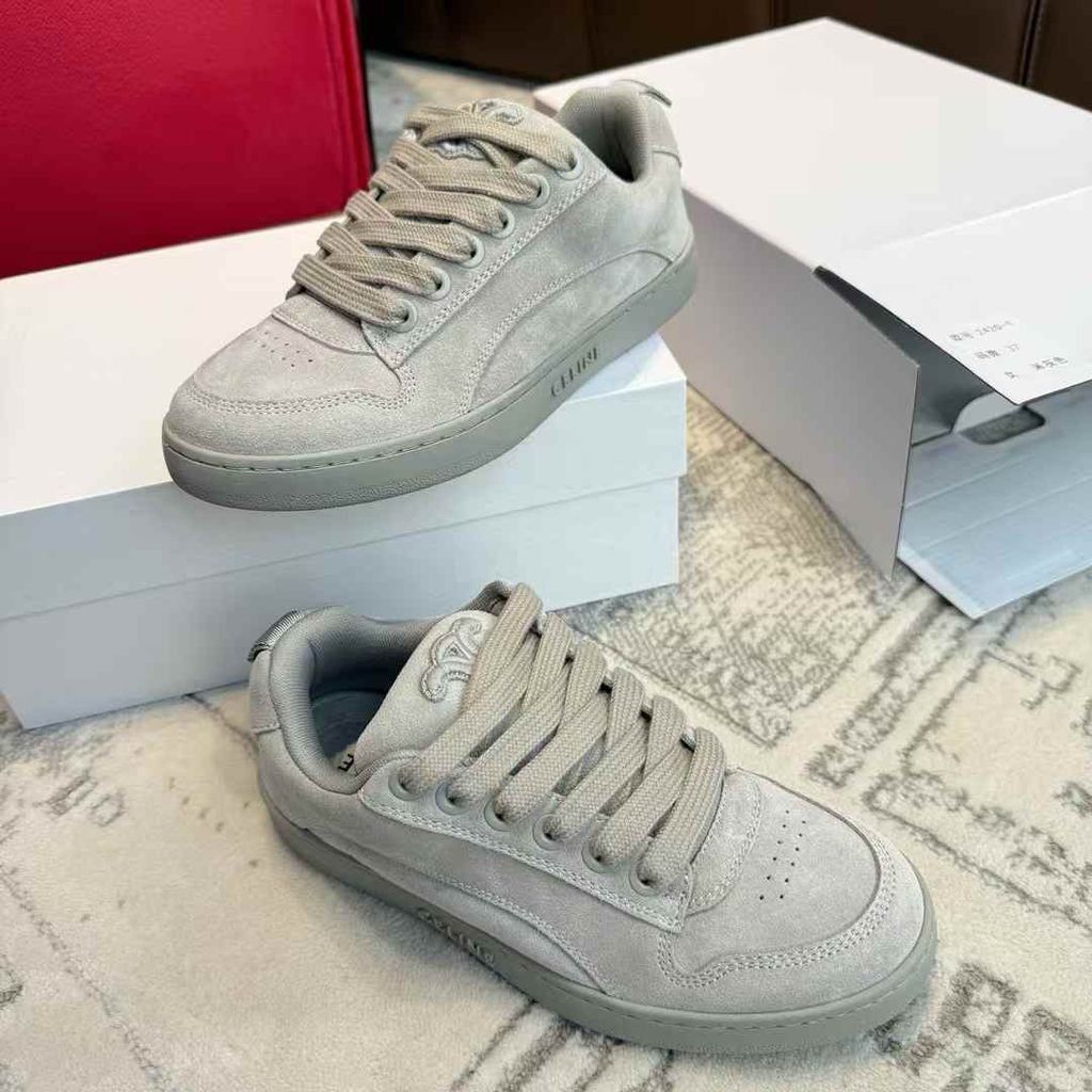 CELINE 25 小胖丁麵包鞋 沙灰色9