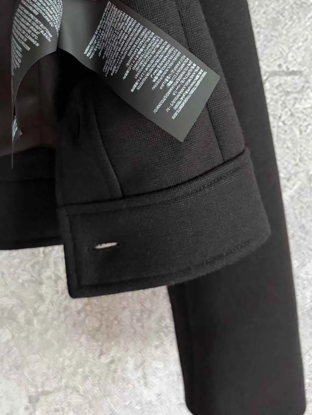 YSL 羊毛混紡平紋針織短版外套10