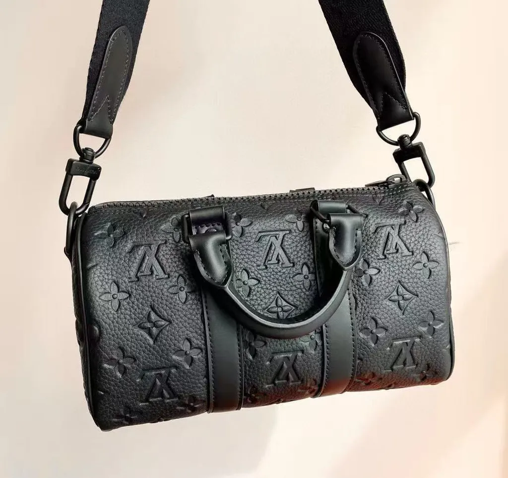 LV KEEPALL BANDOULIERE 25 壓紋款波士頓包 M20900哎