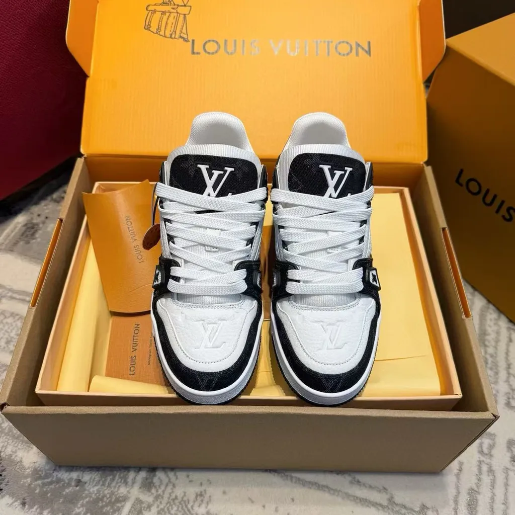 LV TRAINER 運動鞋 牛仔黑色 1A9JG9 f