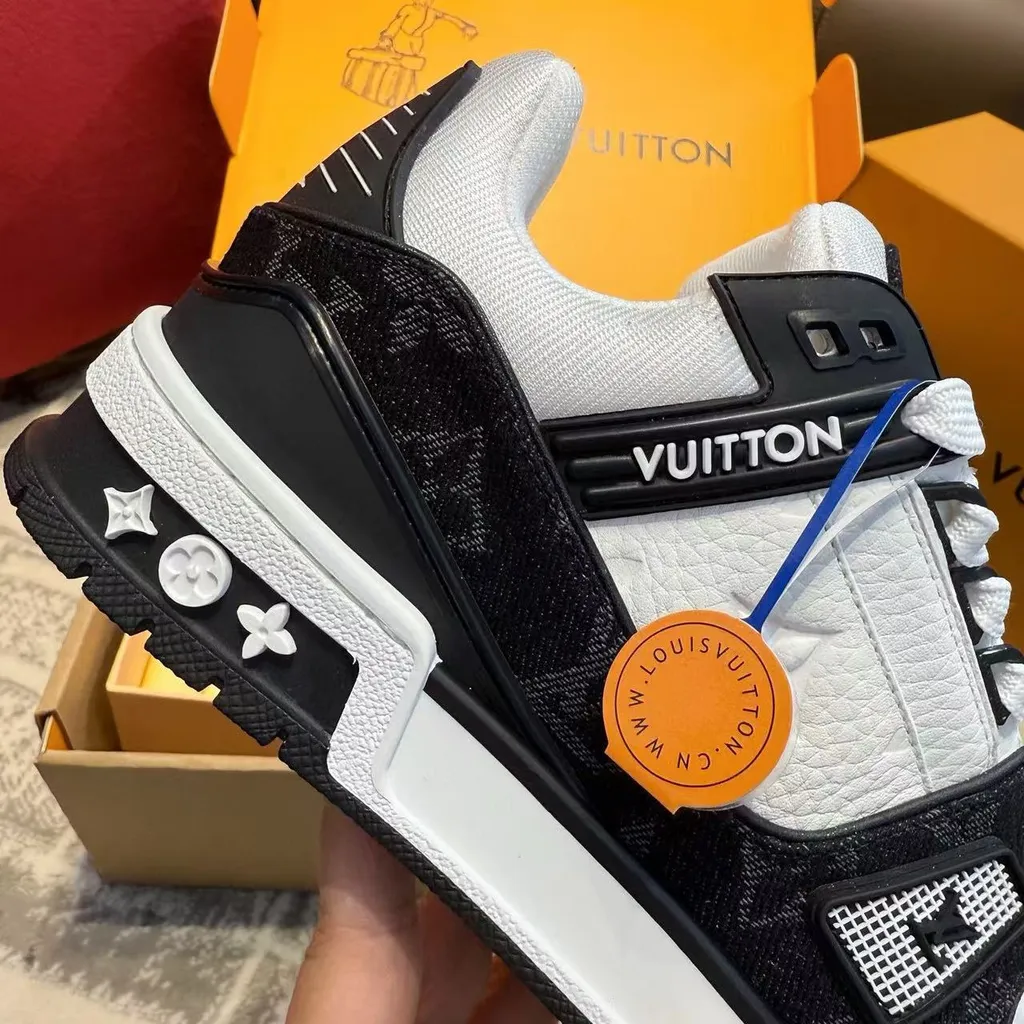 LV TRAINER 運動鞋 牛仔黑色 1A9JG9 a