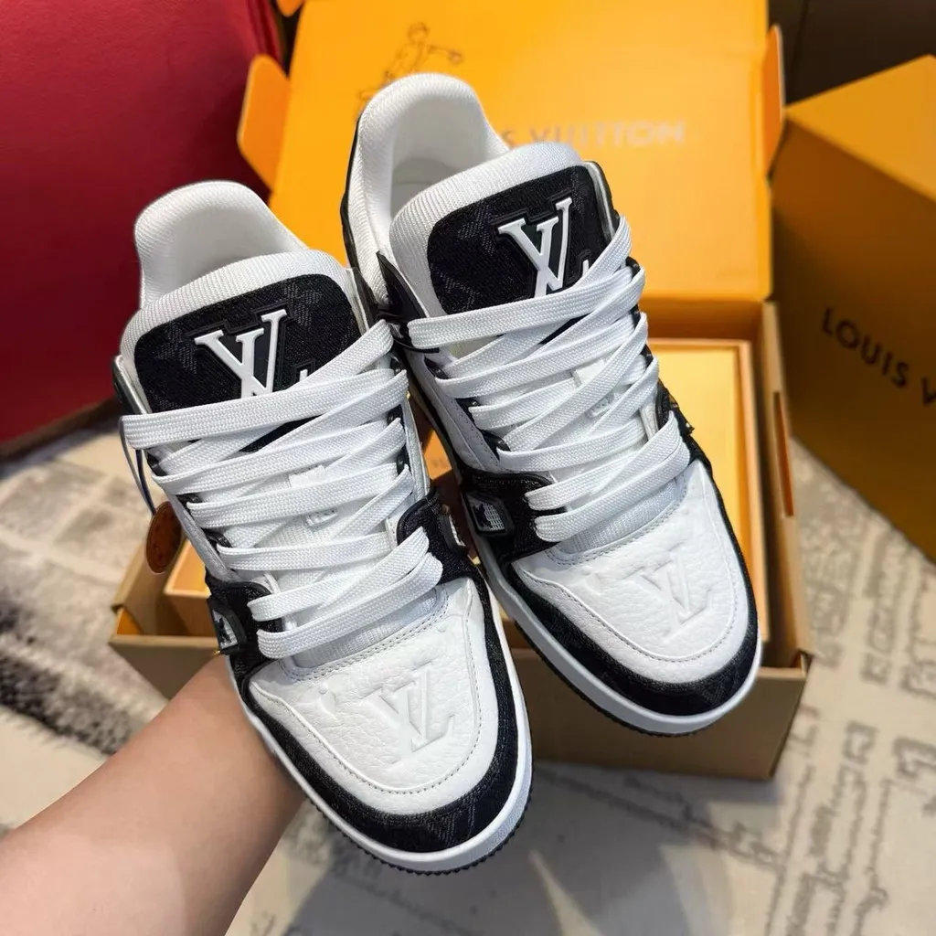 LV TRAINER 運動鞋 牛仔黑色 1A9JG9 d