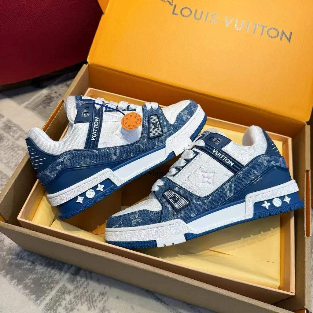 LV TRAINER 運動鞋 牛仔藍色 1A9JGT c
