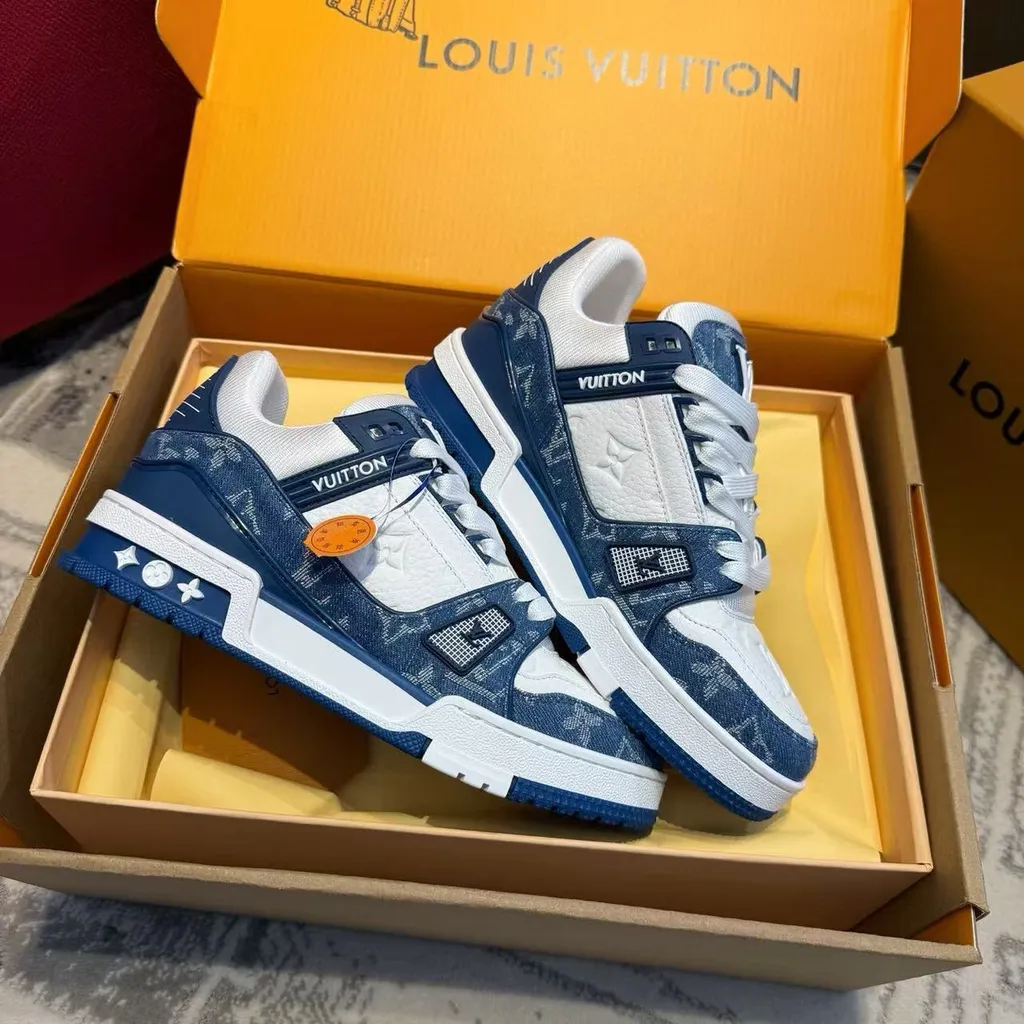 LV TRAINER 運動鞋 牛仔藍色 1A9JGT f