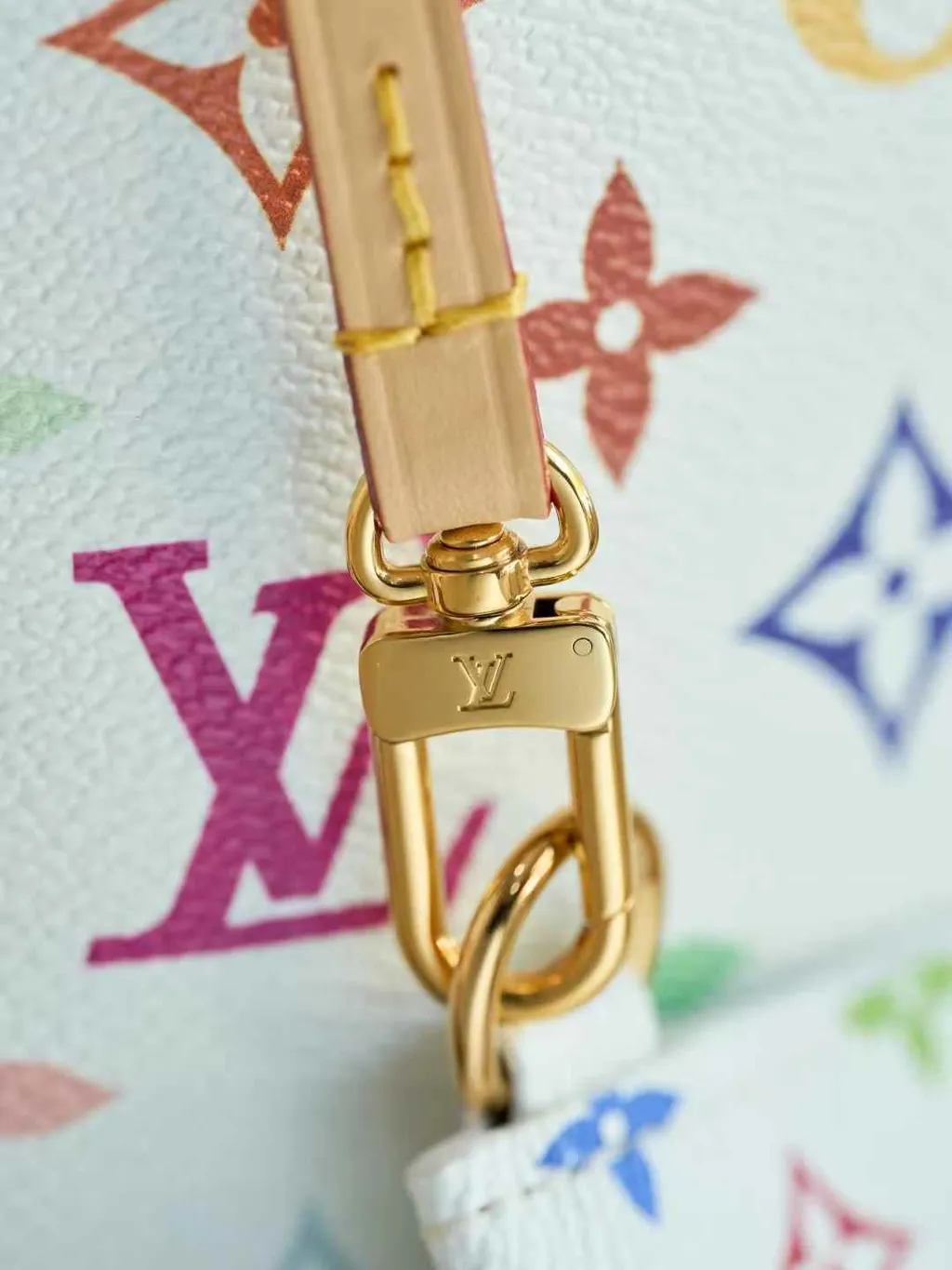 LV x TM ALL IN BB 限定村上隆白三彩水桶包 M1308910.35.22