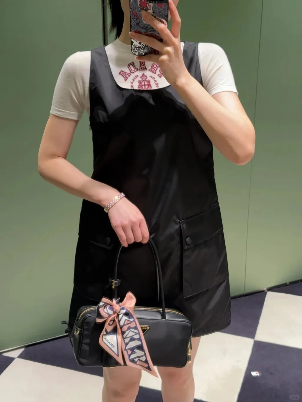 Prada 女装尼龙连衣裙  这周的ootd作业_4_成都SKP 普拉达JOY_来自小红书网页版