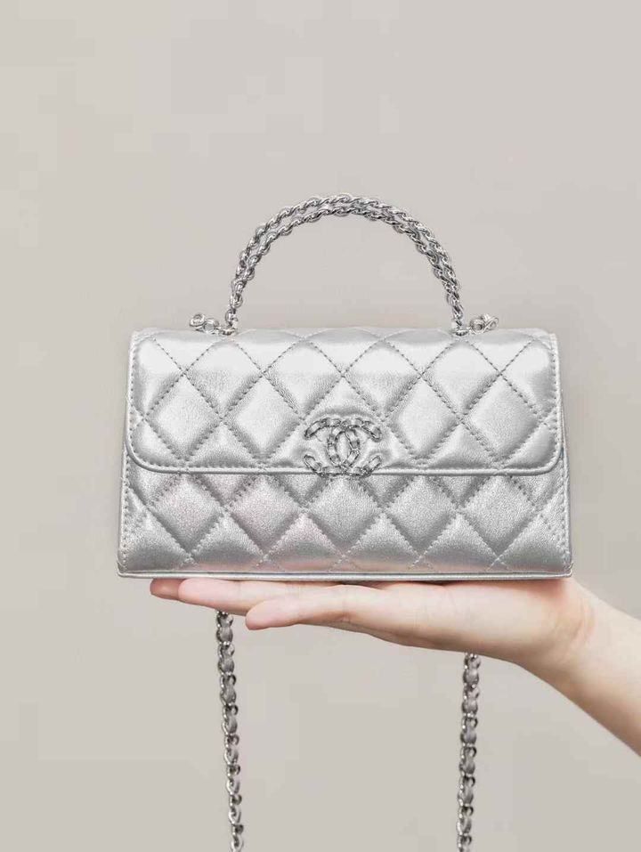 CHANEL 25S KELLY 橫版款 銀色  13.41.00