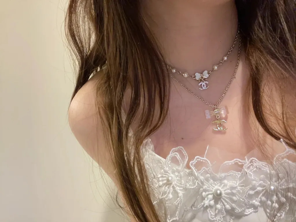 chanel25p新款蝴蝶结🎀项链叠戴✨✨、好美呀～_1_LuckyS_来自小红书网页版