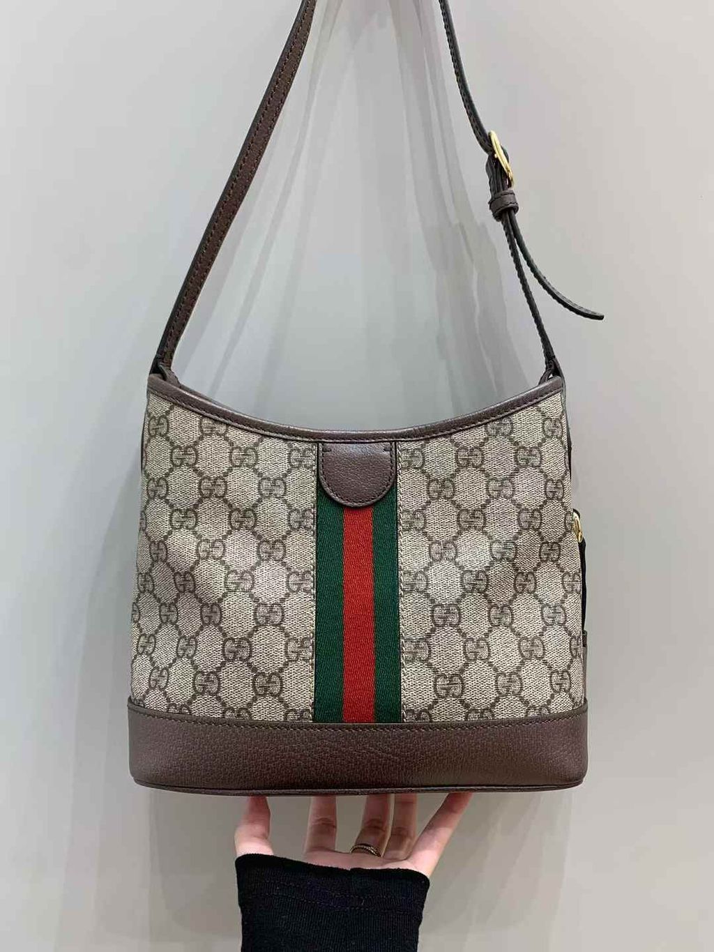 GUCCI OPHIDIA HOBO 肩背包 烏木色  16.14.31 1