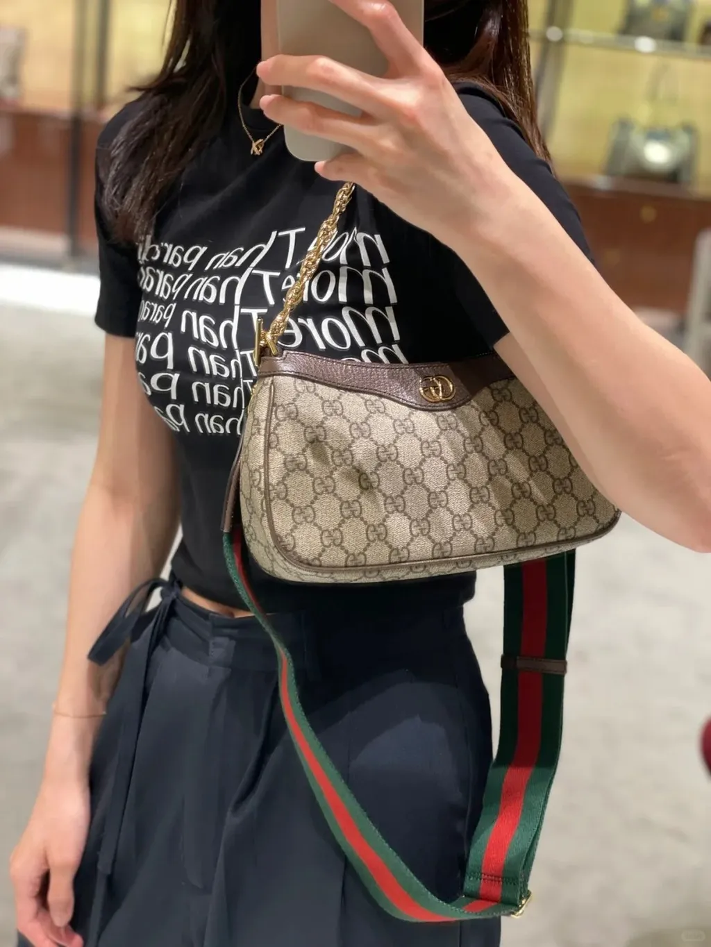 🇰🇷Gucci ophidia小号腋下包 上身图_3_小白兔奶唐🐰_来自小红书网页版