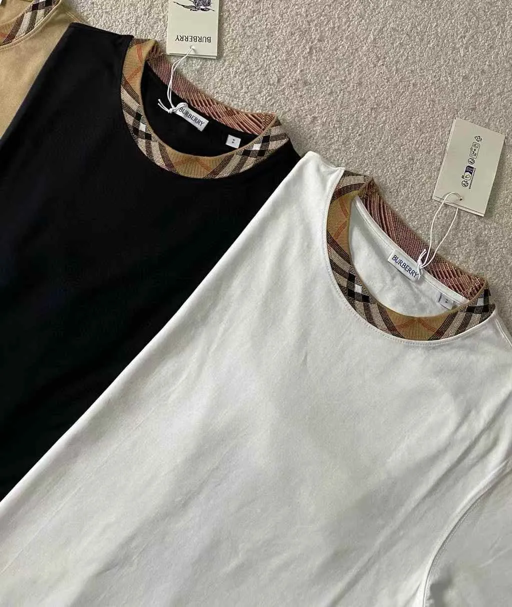 BURBERRY NOVA CHECK 格紋圓領短袖上衣 三色  11.09.46