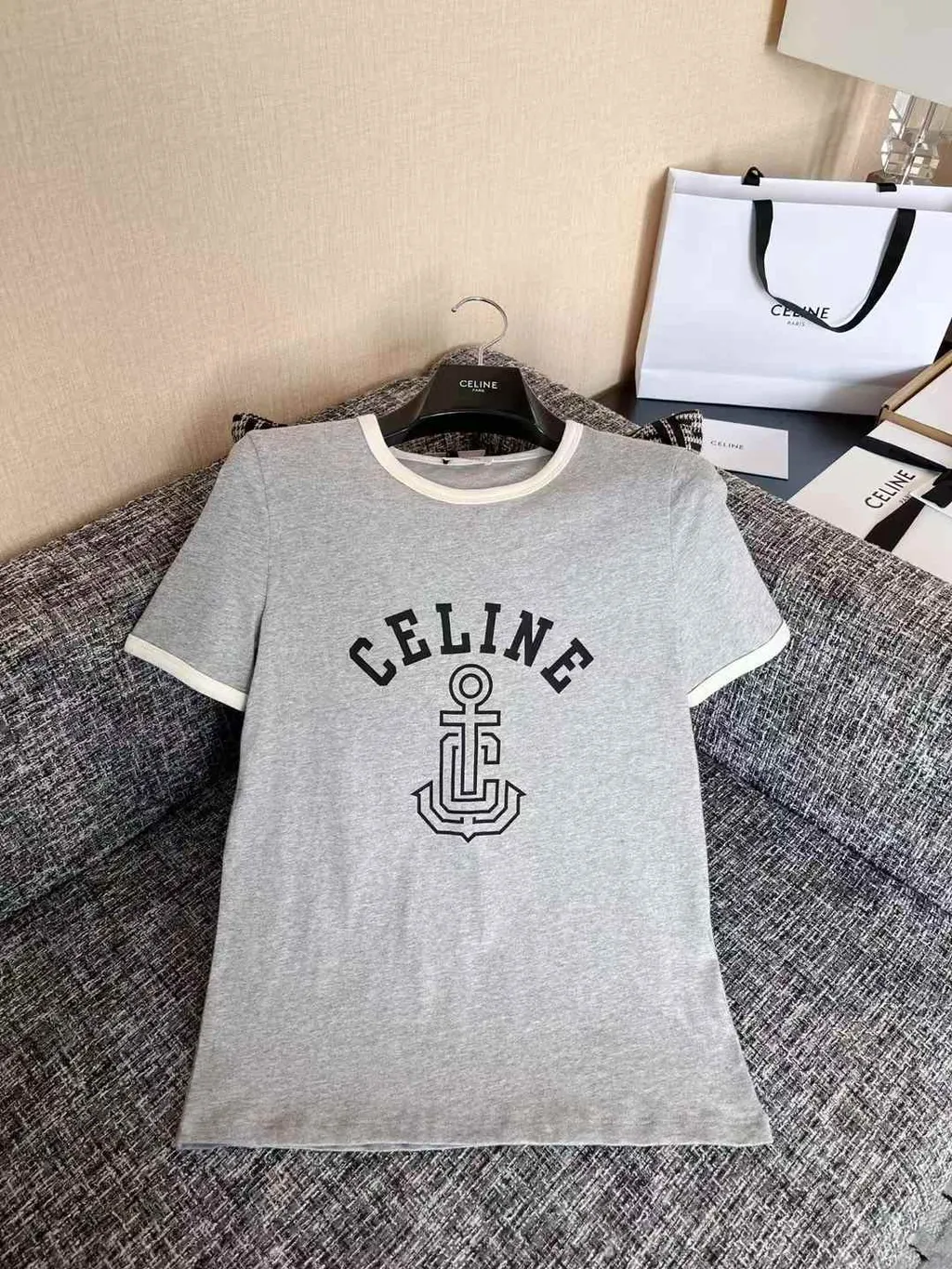 CELINE 船錨70年代風格短袖上衣 兩色 12.16.08