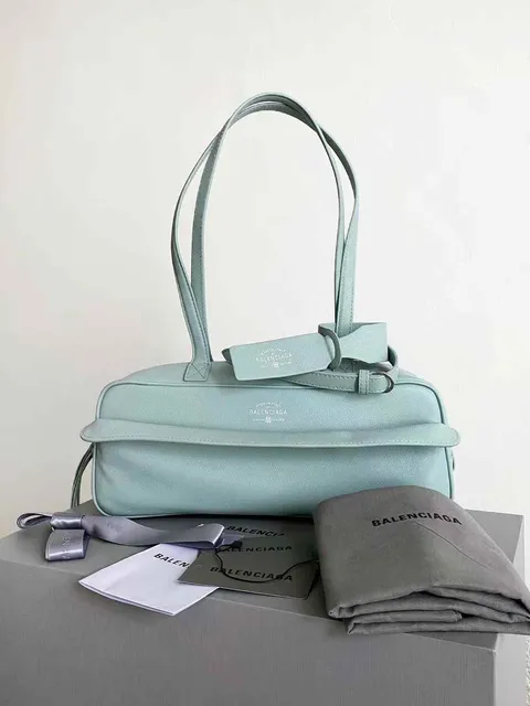 BALENCIAGA CARRIE 保齡球包 礦物綠色  10.24.48