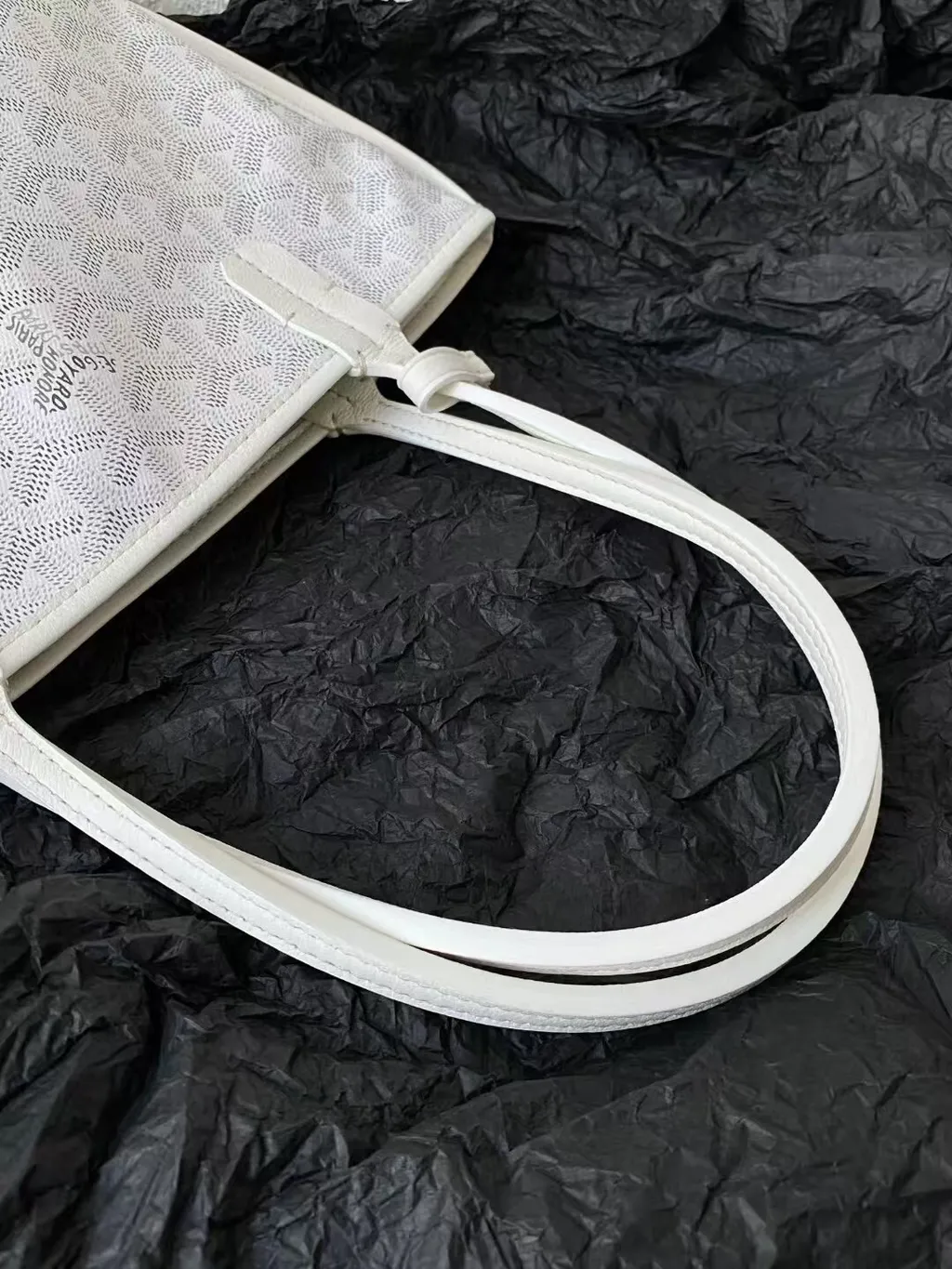 GOYARD ANJOU MINI TOTE 雙面迷你托特包 白色16126